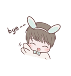 Bunny ＆ Bearby Eng Ver.（個別スタンプ：8）