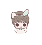 Bunny ＆ Bearby Eng Ver.（個別スタンプ：11）