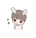 Bunny ＆ Bearby Eng Ver.（個別スタンプ：20）