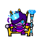 Purple Joker robot 2（個別スタンプ：17）