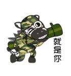 zebra Q -Join the army diary-（個別スタンプ：5）