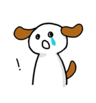 泣いてるわん子（個別スタンプ：4）