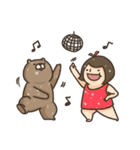 Lil Fatty and Bear（個別スタンプ：9）