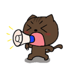 Chocolate Cat ＆ Cream cat（個別スタンプ：18）