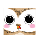 A little cute OWL 2（個別スタンプ：1）