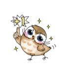 A little cute OWL 2（個別スタンプ：6）