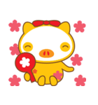 gold pig02（個別スタンプ：13）