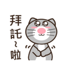 Ash Kat cat (loves handsome charmer)（個別スタンプ：34）