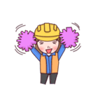 Woman contractor（個別スタンプ：16）