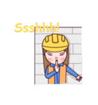 Woman contractor（個別スタンプ：29）