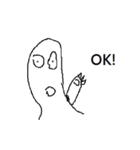 ゆうれい white（個別スタンプ：36）