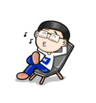 Noom Glasses Boy Part 1（個別スタンプ：9）