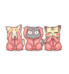 CatRabbit : The Three Wise Cats（個別スタンプ：40）