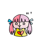 A girl with pink hair（個別スタンプ：31）