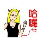 Demonology blond beauty（個別スタンプ：27）