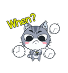 C-A-T : Silver Cat（個別スタンプ：18）