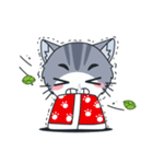 C-A-T : Silver Cat（個別スタンプ：34）