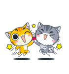 C-A-T : Silver Cat（個別スタンプ：38）