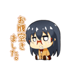 女子高生スタンプ(無口と高飛車)（個別スタンプ：18）