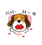 Crazy Beagle - A-Tsau（個別スタンプ：18）