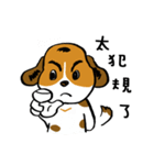 Crazy Beagle - A-Tsau（個別スタンプ：32）