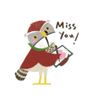 The Gray-faced Buzzard's first debut.（個別スタンプ：29）