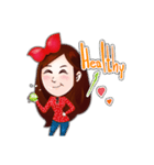 Healthy Yummy  girl（個別スタンプ：35）