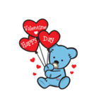 Teenytiny Blue Bear Cute（個別スタンプ：3）