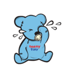 Teenytiny Blue Bear Cute（個別スタンプ：7）