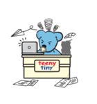 Teenytiny Blue Bear Cute（個別スタンプ：11）