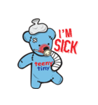 Teenytiny Blue Bear Cute（個別スタンプ：13）