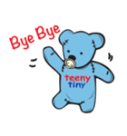 Teenytiny Blue Bear Cute（個別スタンプ：18）