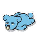 Teenytiny Blue Bear Cute（個別スタンプ：22）