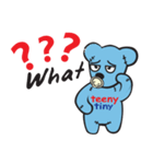 Teenytiny Blue Bear Cute（個別スタンプ：25）