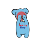 Teenytiny Blue Bear Cute（個別スタンプ：32）