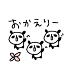 <お出かけ>パンダさん travel panda（個別スタンプ：3）