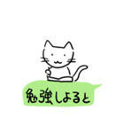 吹き出しで遊ぶねこ（個別スタンプ：34）