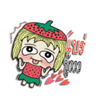 strawberry baby girl love love（個別スタンプ：4）