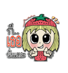 strawberry baby girl love love（個別スタンプ：35）