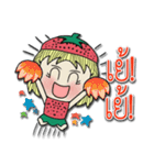 strawberry baby girl love love（個別スタンプ：39）