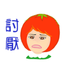 Tomato playful girl ( 3 )（個別スタンプ：22）