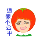 Tomato playful girl ( 3 )（個別スタンプ：28）