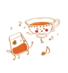 Tea Lady and a cute pet（個別スタンプ：4）