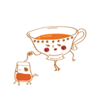 Tea Lady and a cute pet（個別スタンプ：6）