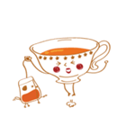 Tea Lady and a cute pet（個別スタンプ：7）