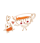 Tea Lady and a cute pet（個別スタンプ：8）