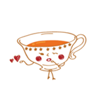 Tea Lady and a cute pet（個別スタンプ：34）