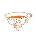 Tea Lady and a cute pet（個別スタンプ：35）