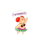 アロハ ワンダーちゃん（個別スタンプ：2）