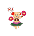 アロハ ワンダーちゃん（個別スタンプ：3）
